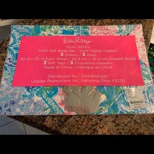 Lilly Pulitzer gift wrap set